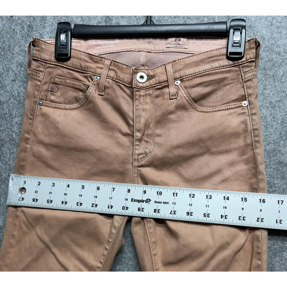 AG Adriano Goldschmied Jeans Womens 26R Pink The Legging Ankle Super Skinny - Picture 4 of 15